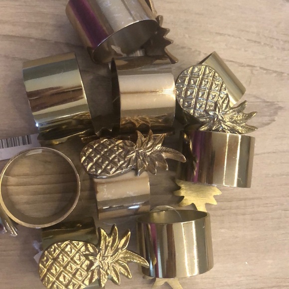 Pineapple napkin rings - Picture 3 of 8